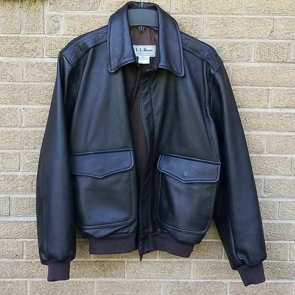 L.L. Bean Leather Bomber